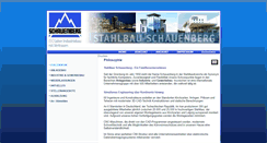 Desktop Screenshot of de.schauenberg-stahlbau.de