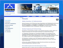 Tablet Screenshot of de.schauenberg-stahlbau.de